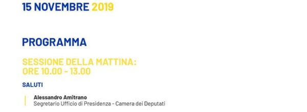 CONGRESSO NAZIONALE DI FEDERAZIONE DELLA FLP: SALERNO DAL 14 AL 17 NOVEMBRE 2019