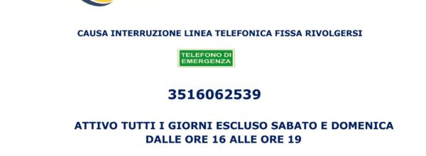 ATTIVATO NUMERO PROVVISORIO DI CONTATTO TELEFONICO PER CHIAMARE FLP SCUOLA FOGGIA