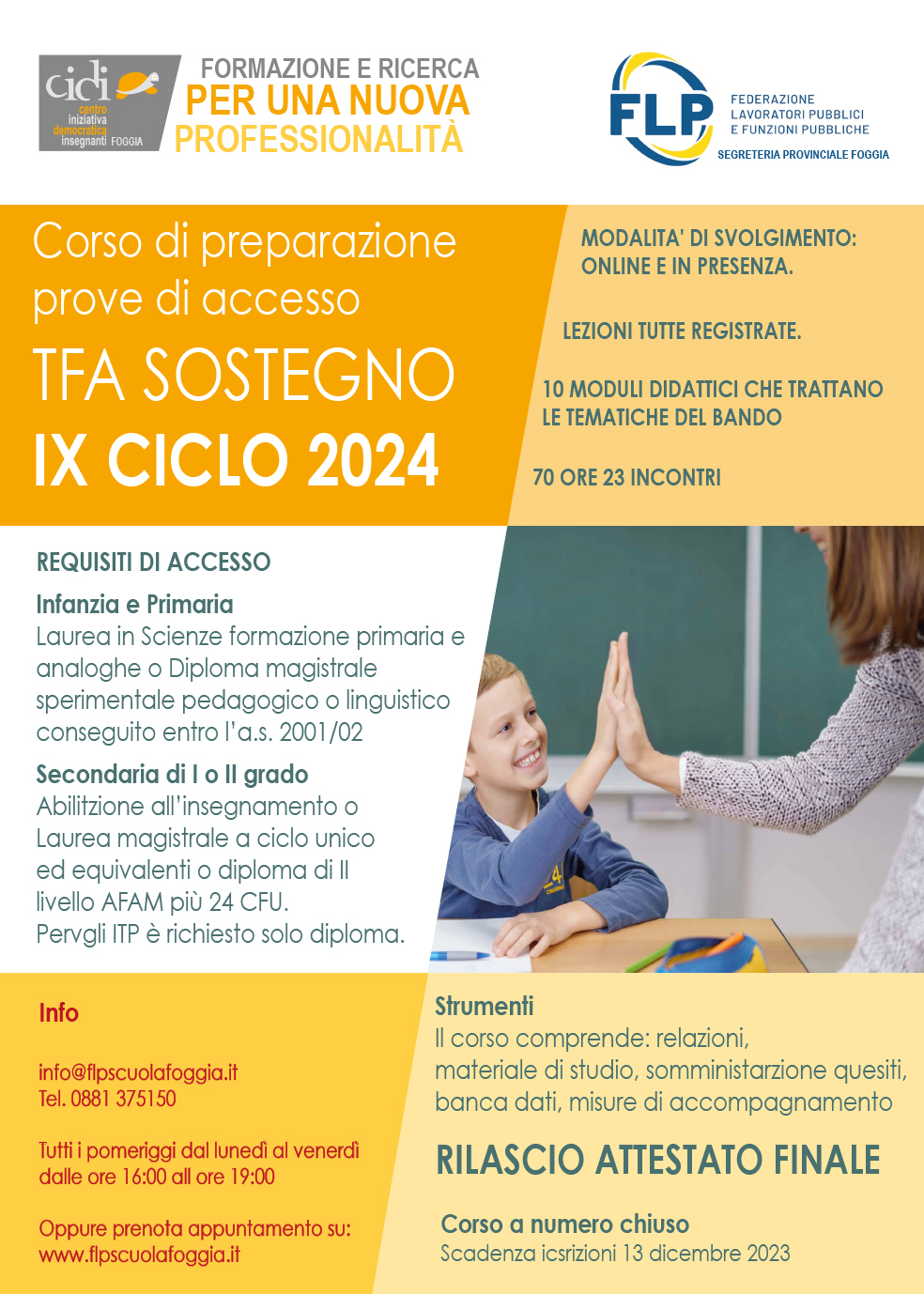 Iscrizione Corso preparazione alla Prova Scritta del Concorso Docenti  Secondaria 2022